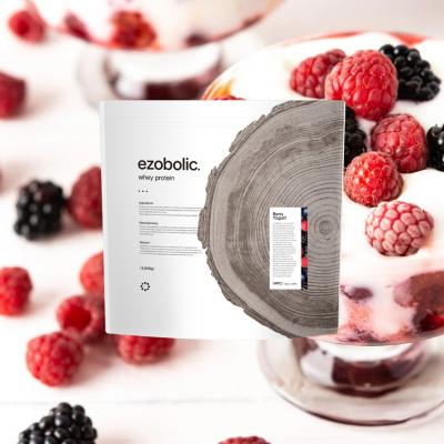 ふるさと納税 下関市 【定期便 3回】ベリーヨーグルト風味 3kg EZOBOLIC プロテイン LG303-F