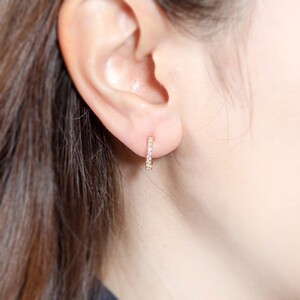 【ジュエリーの街、山梨県甲府市】ダイヤ0.20ct K18ピアリング　E4261Y