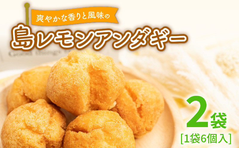 
            爽やかな香りと風味の「島レモンアンダギー（6個入）」2袋　W011-118u
          