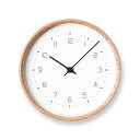 【ふるさと納税】NEUT wall clock / ナチュラル（KK22-09 NT）　 民芸品 工芸品 伝統技術 インテリア モダン クラシック 調和 ニュートラル 上質 天然 ホワイトアッシュ 時計 シンプル