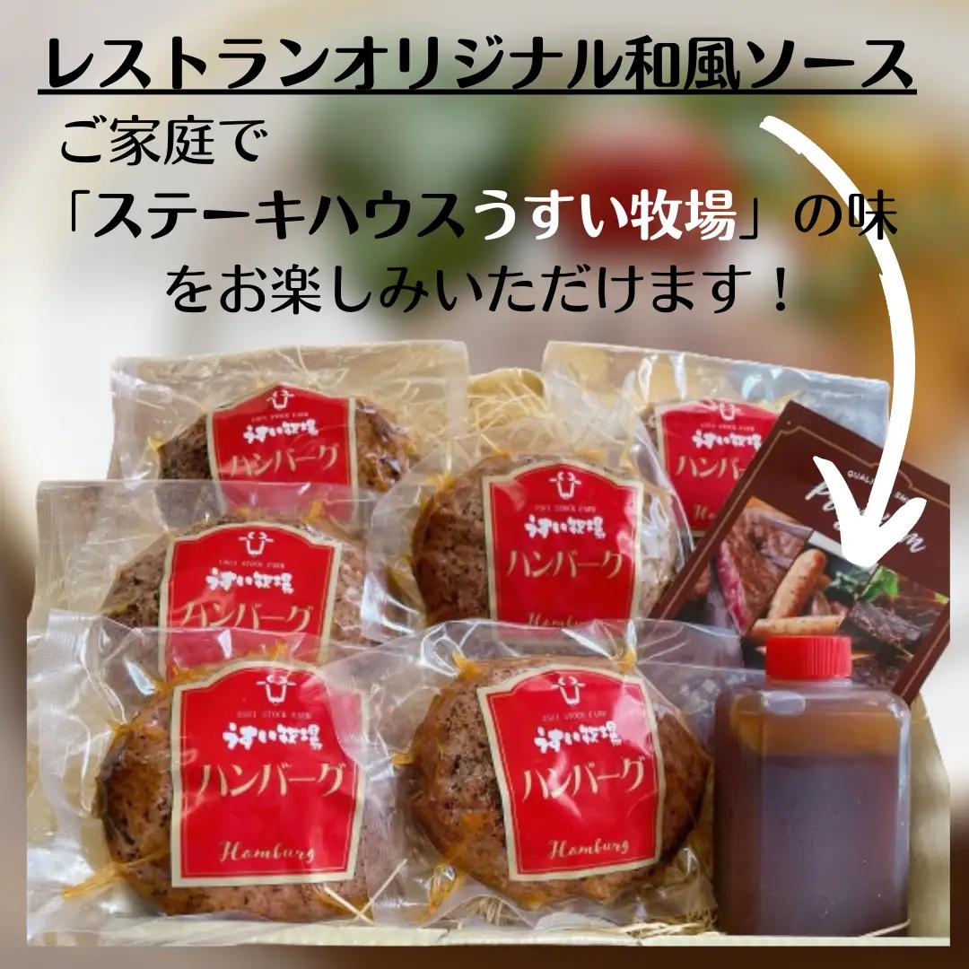 蒲原牛 レストラン ハンバーグ セット (6個)  ハンバーグソース 付き 湯煎 電子レンジ 父の日 1T04016