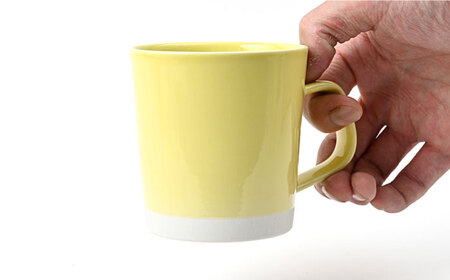 【波佐見焼】 Pasty（パスティー）　マグカップ　パステルイエロー　ペア　2個セット【福田陶器店】[PA409]