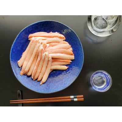 ふるさと納税 魚津市 【急速冷凍】自社漁船で鮮度抜群、魚卸問屋の紅ズワイガニむき身(棒400g入、ミックス400g入) |  | 01