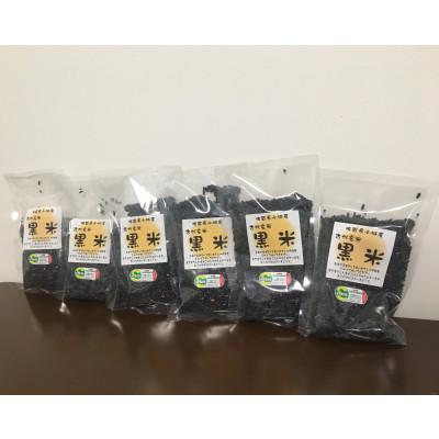 ふるさと納税 小城市 古代玄米黒米　6パックセット