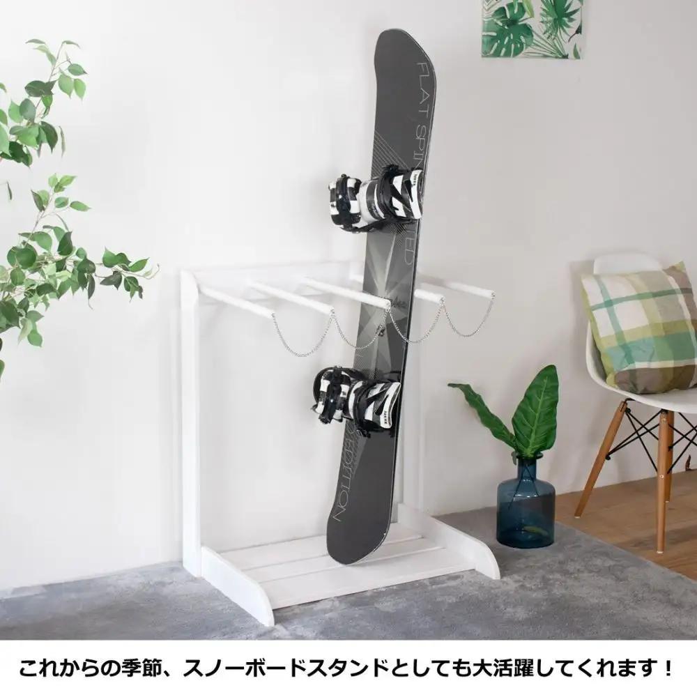 ［白色塗装］ サーフボードラック 4本立て