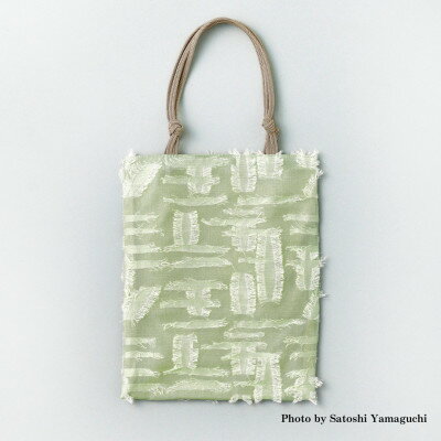 【ふるさと納税】TSUGUO　納屋柄 バッグ　グリーン【配送不可地域：離島】【1699667】