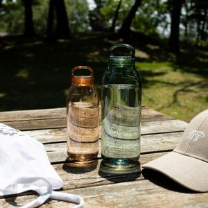 知床トコさん　ウォーターボトル　グリーン　950ml×1本　常温で水が飲める 耐熱マイボトル【配送不可地域：離島・沖縄県】【1629201】