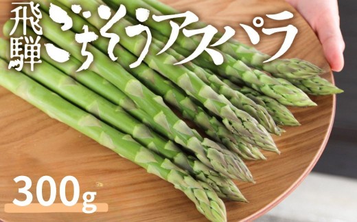 【先行予約 令和7年 2025年発送】《サイズ不揃い》飛騨の甘～い柔らかアスパラガスアスパラガス 300g