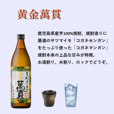 【本格焼酎】黄金萬貫【薩摩酒造のこだわりの焼酎・芋全量】900ml×1本 A0-46