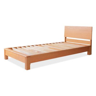 ふるさと納税 旭川市 旭川家具 MUKU工房オリジナル ムク ベッド シングル チェリー_02929