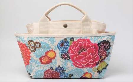 「琉球帆布」 お散歩バッグ （RYUKA ブルー）【価格改定】