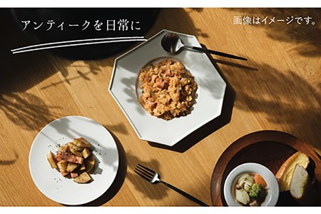 【波佐見焼】オクトゴナル皿 角皿 プレート 白マット釉 2枚セット 食器 皿 【イロドリ】 [KE27] 波佐見焼