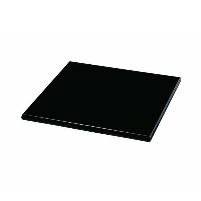 【ふるさと納税】6.0寸 角 黒 敷板 ［YG497］ | 工芸品 日用品 キッチン 敷板 送料無料 おすすめ 人気