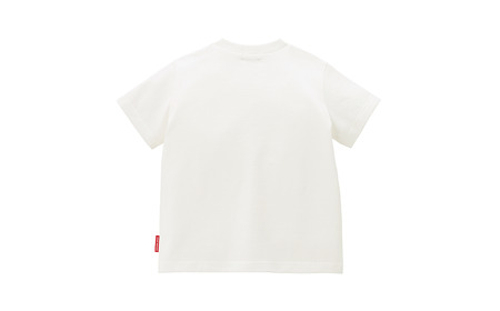 ベビー服 ミキハウス 丸ロゴ半袖Ｔシャツ【白ー120】ベビー