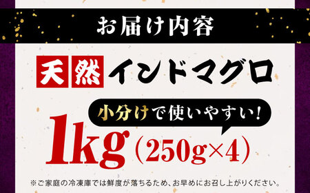 天然 まぐろ たたき 1kg（250g×4パック） 小分け 冷凍 1キロ インドまぐろ マグロ 鮪 インドマグロ たたき ネギトロ ねぎとろ 海鮮 魚介 魚 ごちそう 家族 ディナー