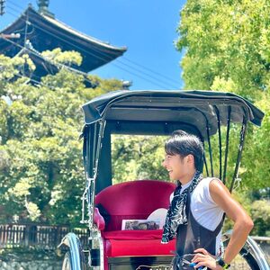 人力車ツアー 【130分】慶派作仏像見学ツアー ２名１台 人力車ツアー 奈良ツアー 世界遺産ツアー 人力車 株式会社麻世勝エビス D-38