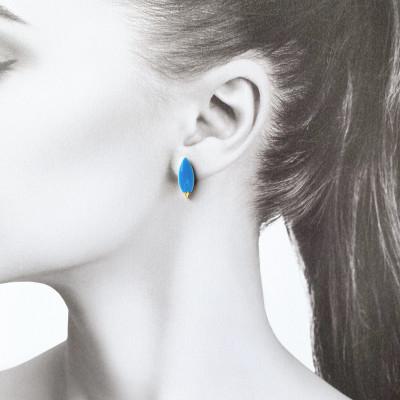 ふるさと納税 茅ヶ崎市 ArtOpus. ネックレスピアスセット マーキス 青 湘南 茅ヶ崎市 陶磁器 アクセサリー アート |  | 02