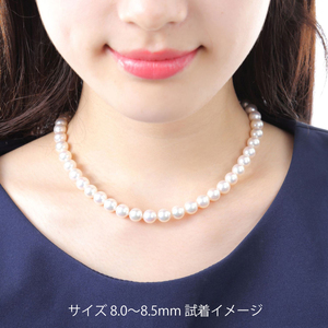 老舗の真珠専門店・オーロラ天女アコヤ真珠ネックレスセット8.0～8.5ミリ（ピアス） / あこや ネックレス 真珠 伊勢志摩 志摩 アクセサリー ギフト パール 母の日 入学式 卒業式 結婚式 冠婚葬