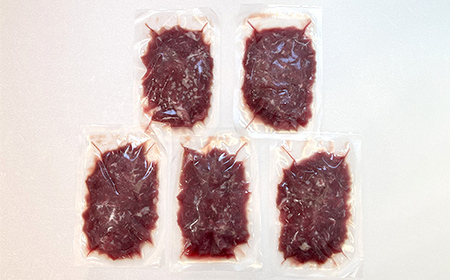馬さくら ユッケ 250g (50g×5) 馬肉 小分け 冷凍 九州 熊本県 球磨村 FKP9-617