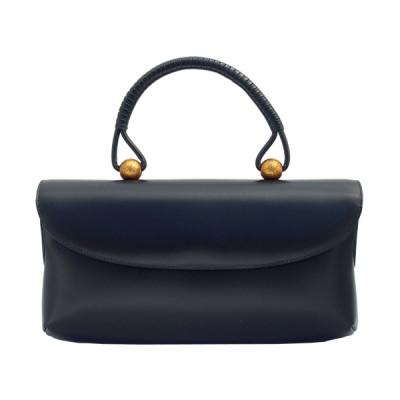 ふるさと納税 御代田町 【濱野皮革工藝 HAMANO バッグ】ロイヤルモデル〜漆〜(ブラック×瑞光)