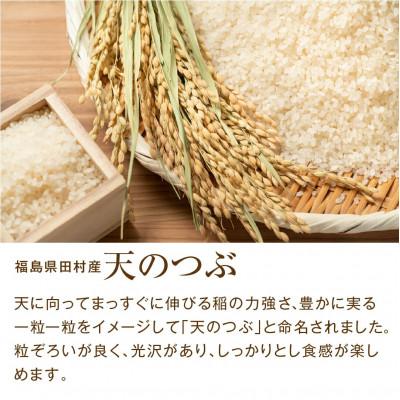 ふるさと納税 田村市 【毎月定期便】無洗米 田村産 天のつぶ 5kg 米 精米全3回 |  | 03
