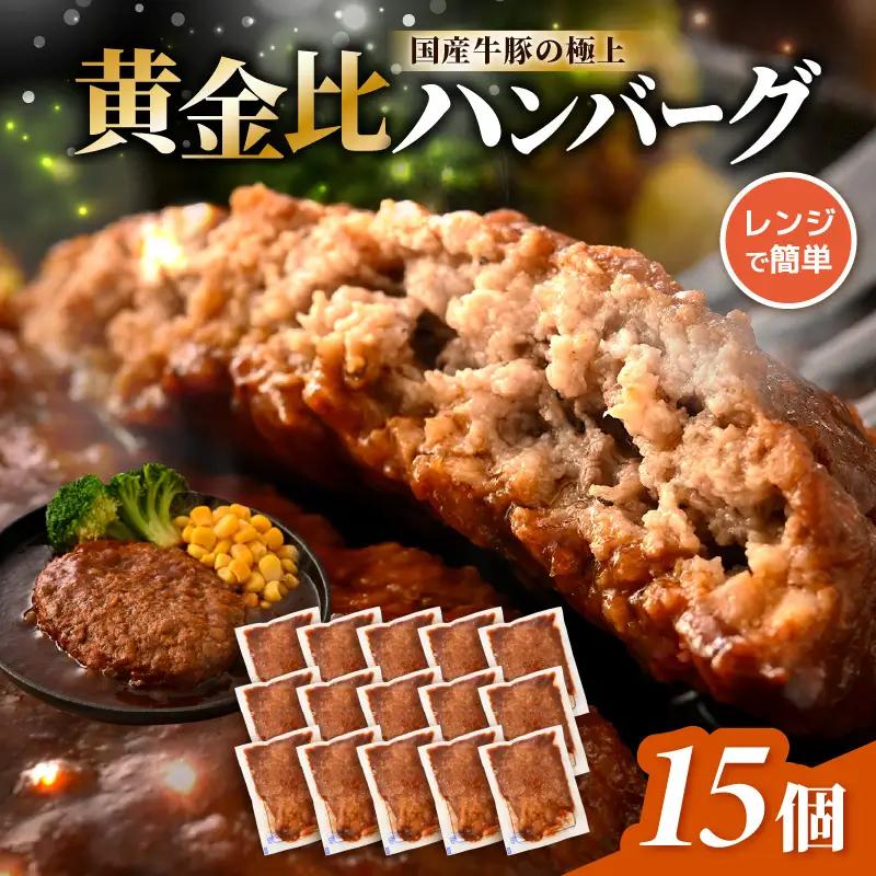 デミグラスハンバーグ 15個入り 簡単調理 ハンバーグ [A-0588]