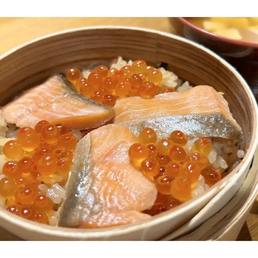 宮城 三陸 本場の味 極上鮭とイクラの味 ご飯が旨い◎鐘崎の「はらこ飯」4P