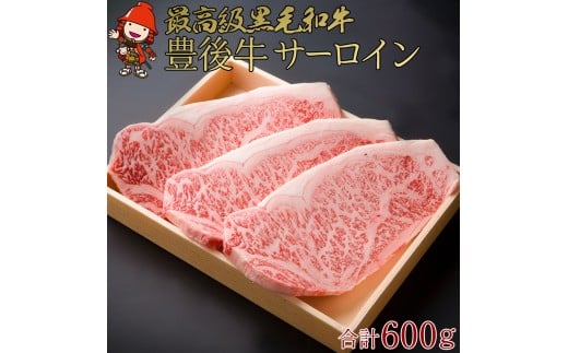豊後牛 サーロインステーキ 合計600g 200g×3枚 | 4等級以上 サーロイン ステーキ ブランド牛 お肉 肉 おにく にく 牛 牛肉 和牛 国産 大分県産 冷凍 送料無料 大分県 中津市