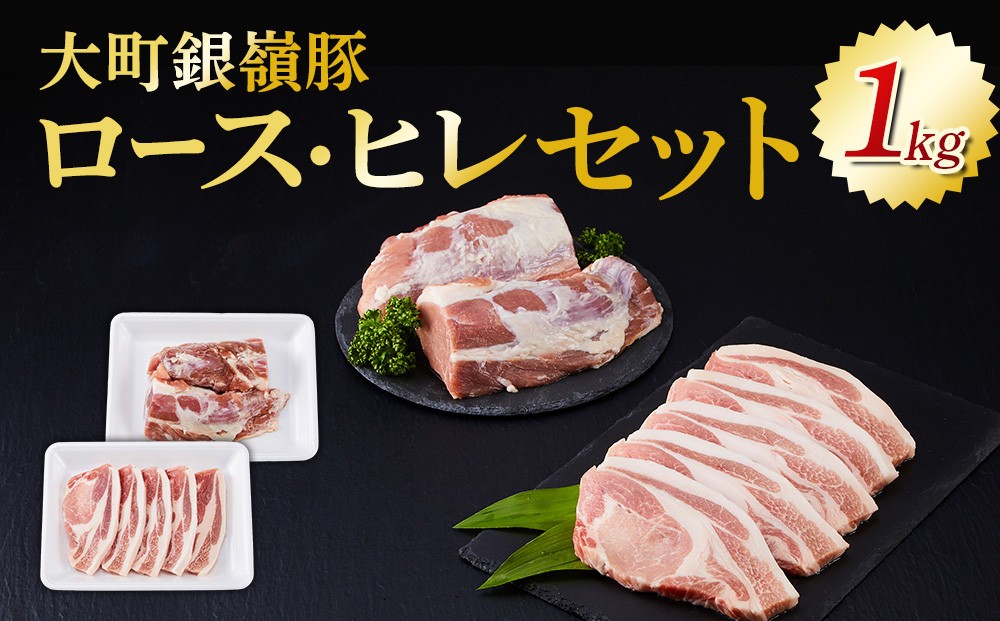 
            大町銀嶺豚ロース・ヒレセット(ロース約100ｇ×５枚＆ヒレ約500ｇ)
          