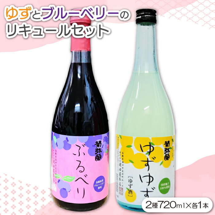 【ふるさと納税】 リキュールセット ゆずゆず ぶるべり 720ml 各1本 酒 混成酒 リキュール ストレート ロック ソーダ割り カクテル ナイトキャップ 果物 フルーツ 柚子 ブルーベリー 贅沢 飲み比べ 詰め合わせ セット 特産品 お取り寄せ
