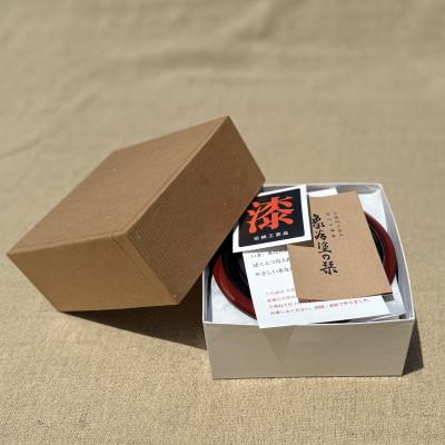 ふるさと納税 香川県 【香川漆器】15cm銘々皿　象谷渕朱5枚組 |  | 03