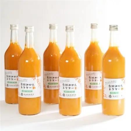 とろり　みかんネクター720ml×6本【無添加100%ストレートジュース】【有田みかんジュース】【配送不可地域：離島・北海道・沖縄県】【1608058】