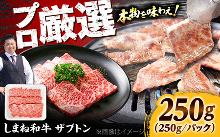 牛肉【高級部位】しまね和牛ザブトン250g [AIEF017]