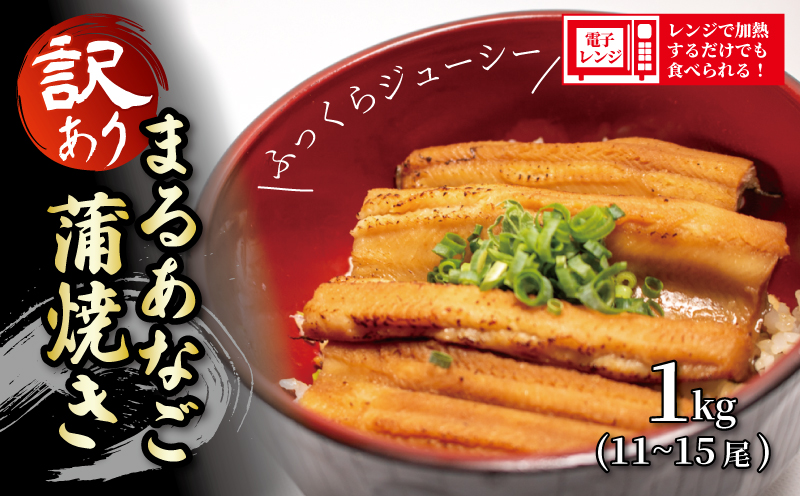 数量限定 訳あり 業務用 レンチン まるあなご蒲焼き（11〜15尾 1kg）