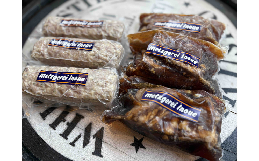 メツゲライ・イノウエ　特製角煮、特製ミートローフ3個セット