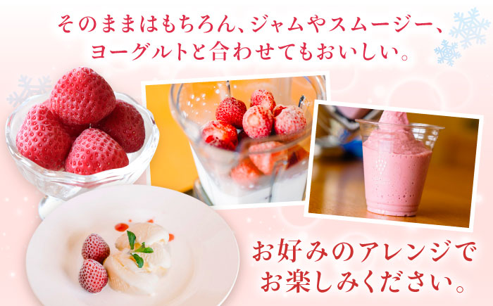完熟冷凍あまおう 1kg 糸島市 / slowberry strawberry [APJ006]