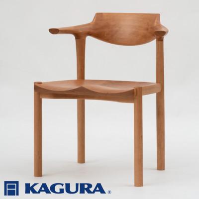 ふるさと納税 常陸大宮市 【家具蔵】アームチェア グランデ  チェリー材