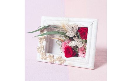 プリザーブドフラワー アレンジメント フレームモーブ プリザーブドフラワー