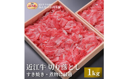 【ふるなびWEEK対象】近江牛 切り落とし 1kg すき焼き・煮物 【近江牛】FN-Limited-PR