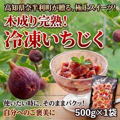 ふるさと納税 奈半利町 冷凍いちじく(約500g)　116021