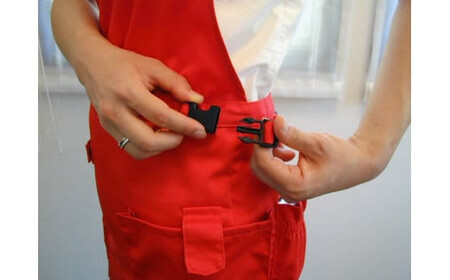 ショートエプロン 日本製 Ｍサイズ color：カーキ