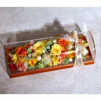 ふるさと納税 出雲市 ドルチェ フラワーアレンジメント【黄色】