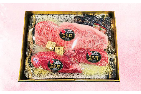【日時指定必須】五島牛特上サーロイン 約200g〜300g・ヒレステーキ 約120g×2 五島市 / 鬼岳牧場 [PEK001] 牛肉 サーロインステーキ ヒレステーキ 牛肉 サーロインステーキ ヒレ