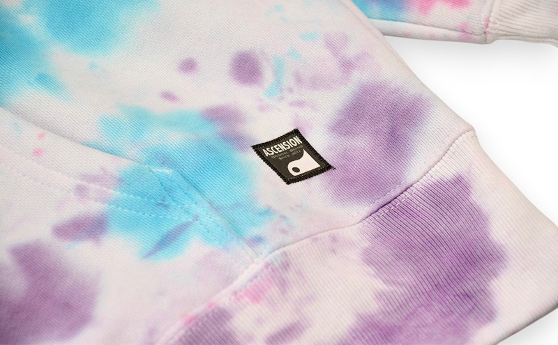 タイダイパーカーH  ASCENSION  黒部の名水染め XXL