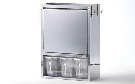 スパイスラック3杯 キッチン用品 ステンレス キッチン収納 調味料入れ 燕三条製 [大竹産業株式会社]【020S034】