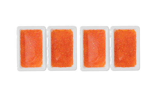 【順次発送】 新いくら醤油漬け 100g×4パック（鱒卵） いくら イクラ 小分け 醤油漬け 鱒卵 森町 いくら醤油漬け しょうゆ漬け 海産物 加工品 ふるさと納税 北海道 ＜ワイエスフーズ＞ mr1