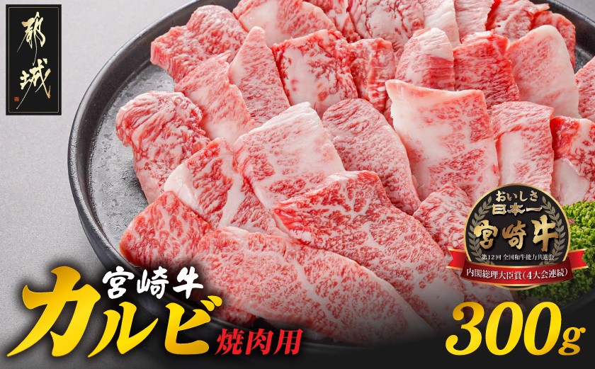 
                  宮崎牛カルビ焼肉用300g_AA-N4-005-300g_(都城市) 宮崎牛 カルビ 焼肉 BQQ 300g
                