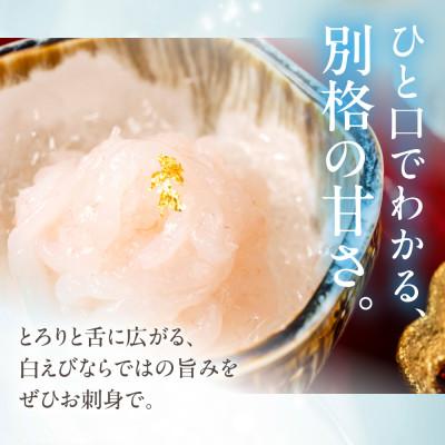ふるさと納税 富山市 白えび刺身　100g |  | 01