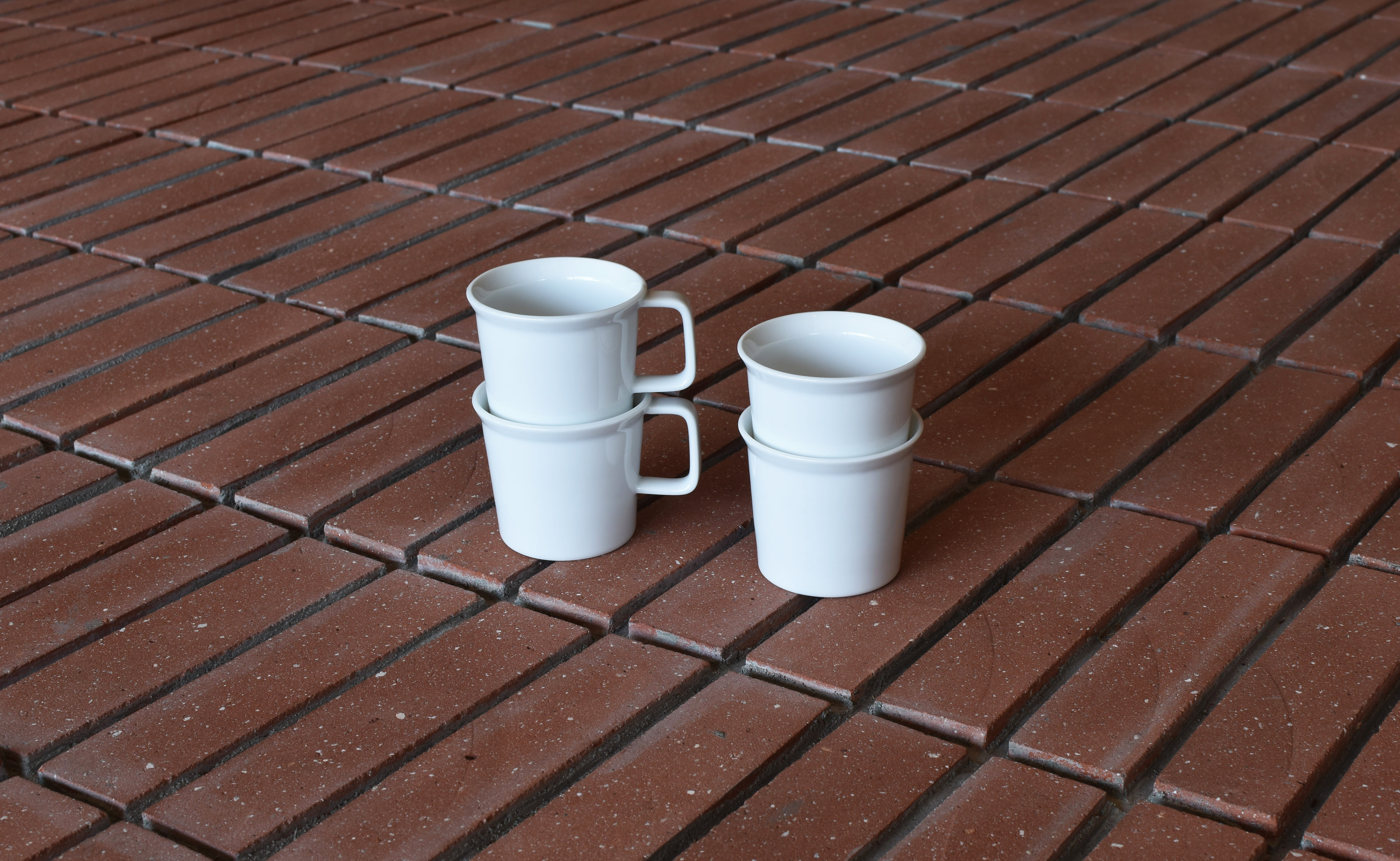 
1616/ TY Coffee Cup White セット 有田焼 器 食器 コーヒーカップ 白 ホワイト A25-320
