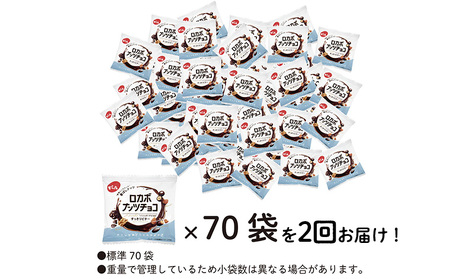 【定期便2回】【でん六】ロカボナッツチョコ 1kg×2ヶ月 小袋タイプ FZ25-950
